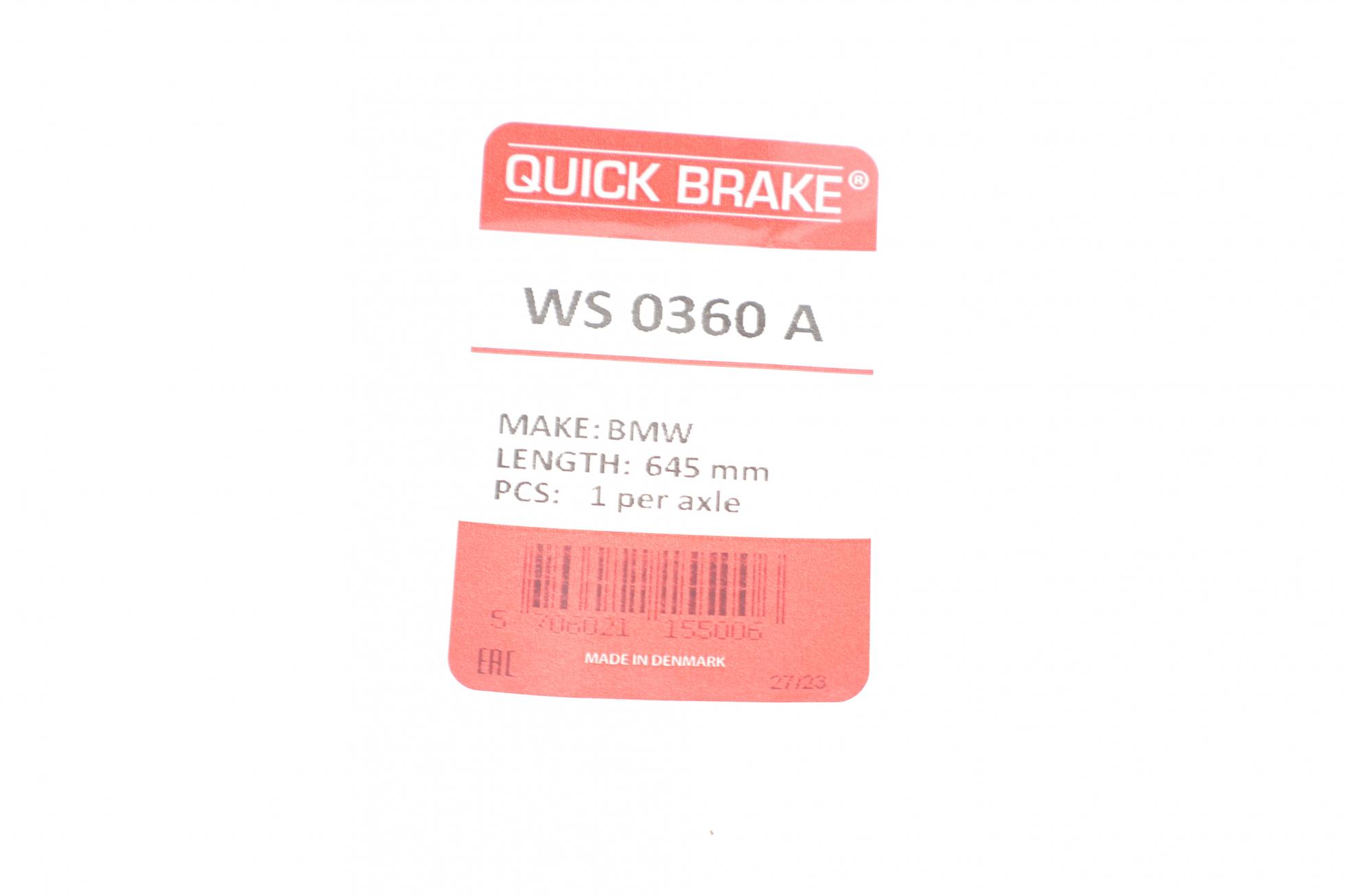 WS0360A QUICK BRAKE